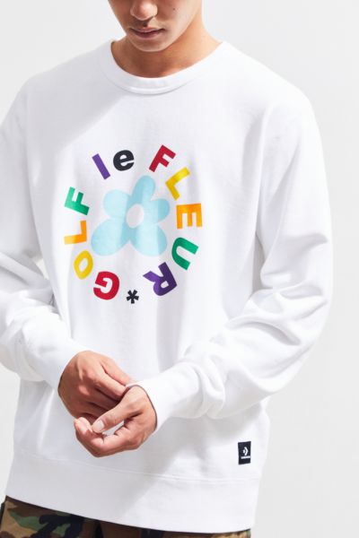 golf le fleur logo essential crewneck black