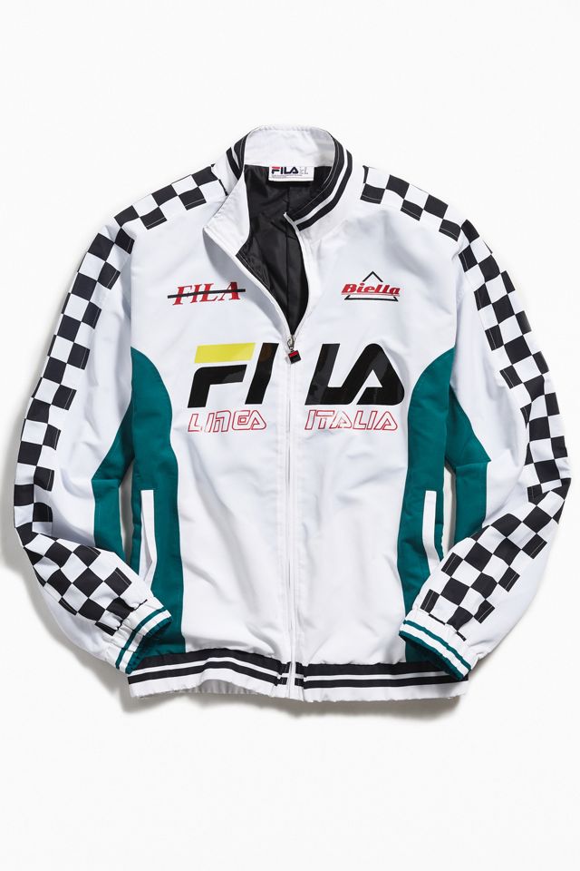 FILA UO Exclusive Navigator Racing Windbreaker Jacket | Urban Outfitters