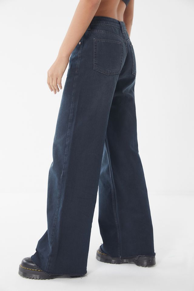 BDG Wide Leg Puddle Jean – Rinsed Denim | Urban Outfitters