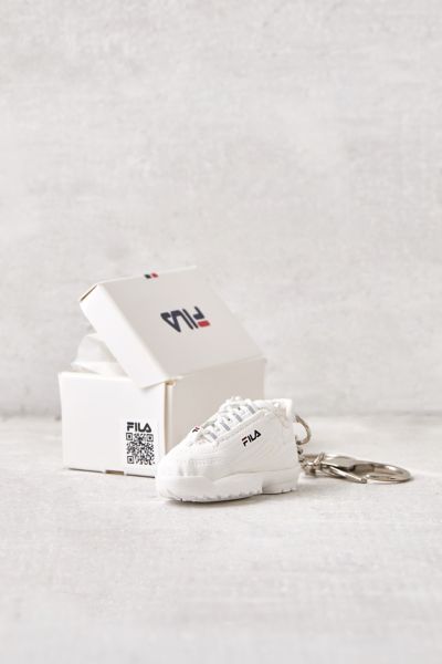 mini fila shoe keychain