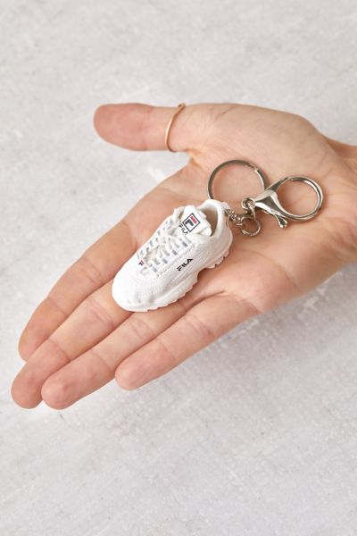 mini fila shoe keychain