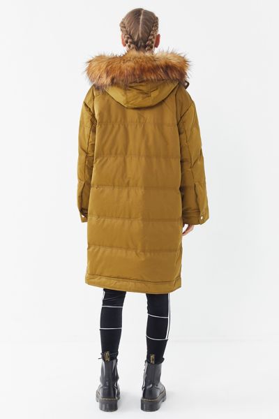 avec les filles hooded down puffer coat