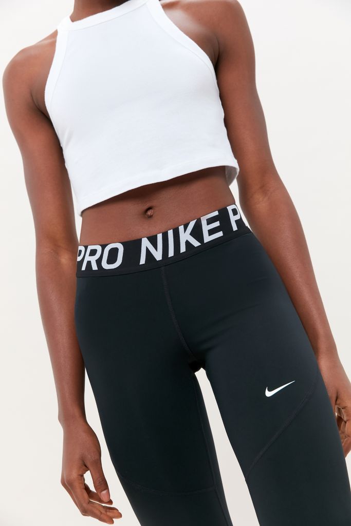 nike pro three quarter leggings