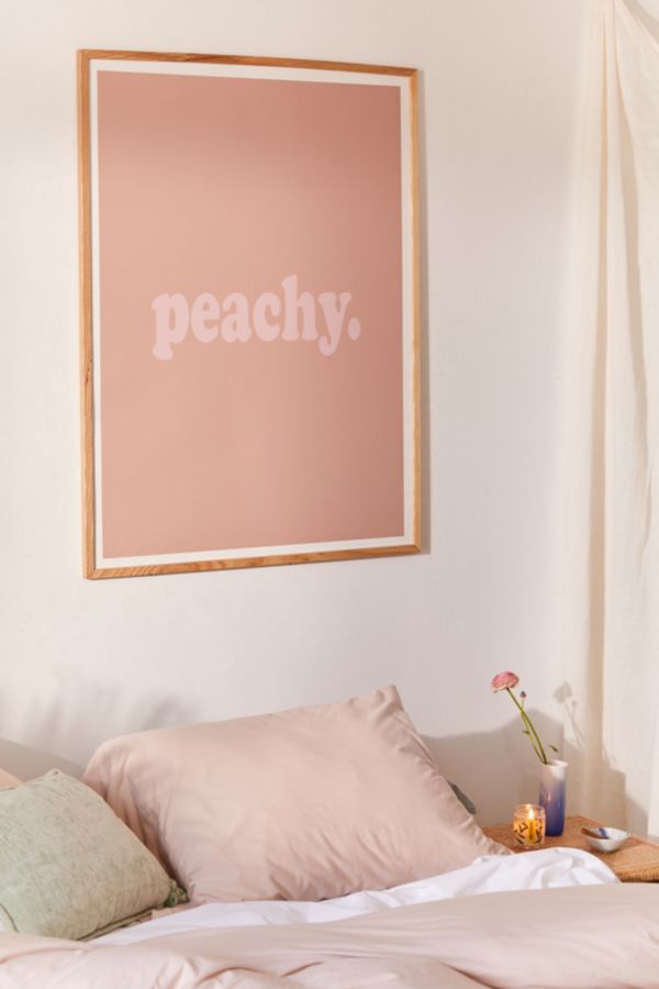 Honeymoon Hotel Peachy Art Print Urban Outfitters