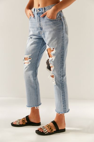 levi's cropped skinny jeans