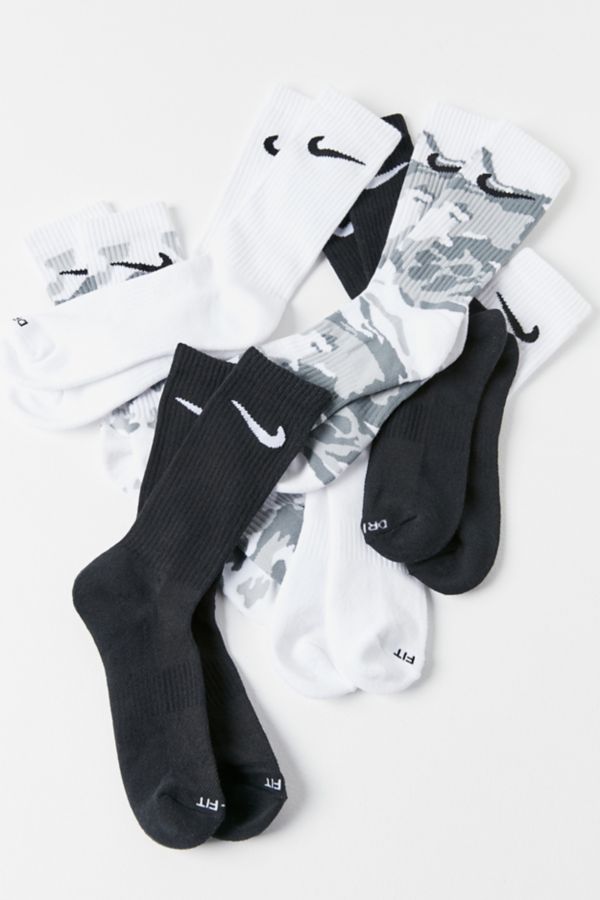 nike dri fit black crew socks bcb223