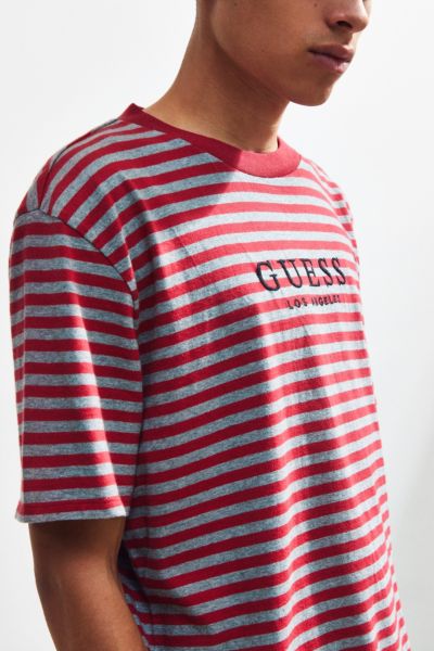 guess kincaid striped tee