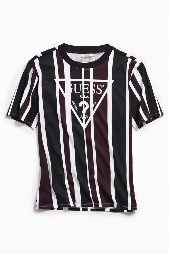 GUESS UO Exclusive Rexford Striped Tee | Urban Outfitters