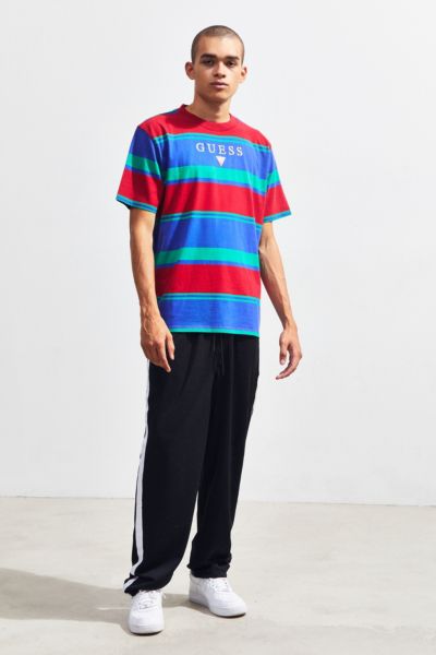 guess camden striped tee