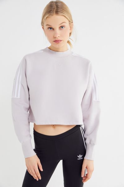 adidas winter ease cropped sweatshirt