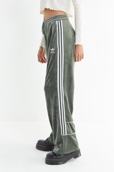 adidas velour track pants mens