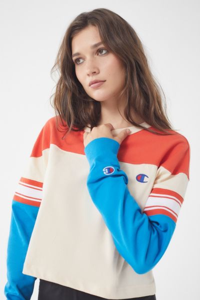 champion & uo colorblock long sleeve tee