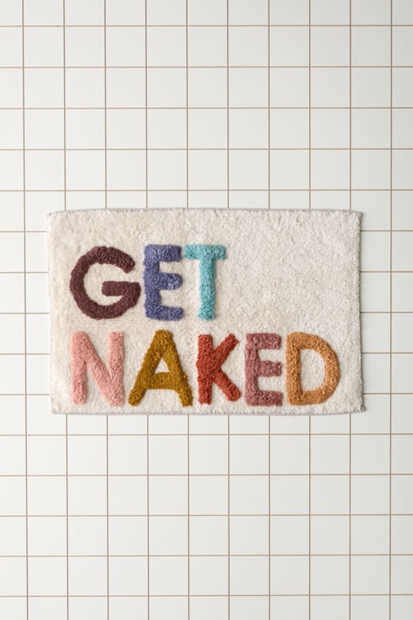 Slide View: 2: Tapis de Bain Touffeté Get Naked