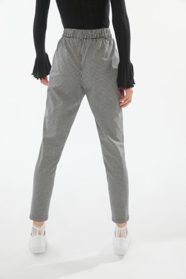 UO Plaid Tapered Mom Pant | Urban Outfitters