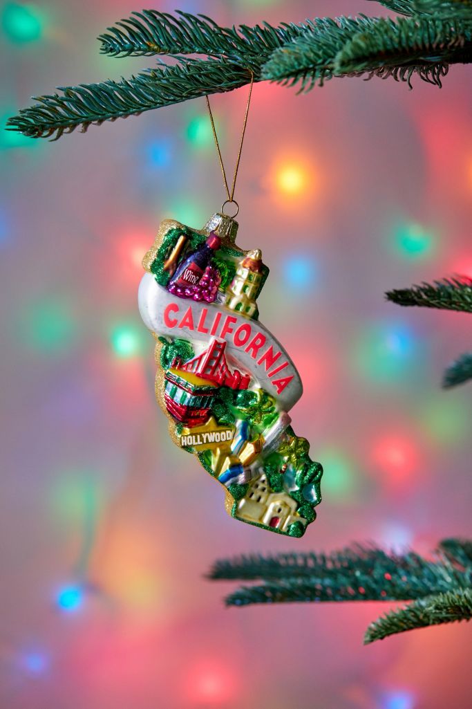 California Christmas Ornament Urban Outfitters