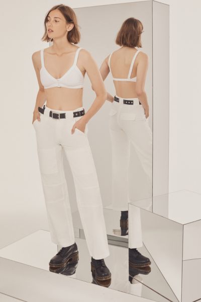 urban outfitters white cargo pants