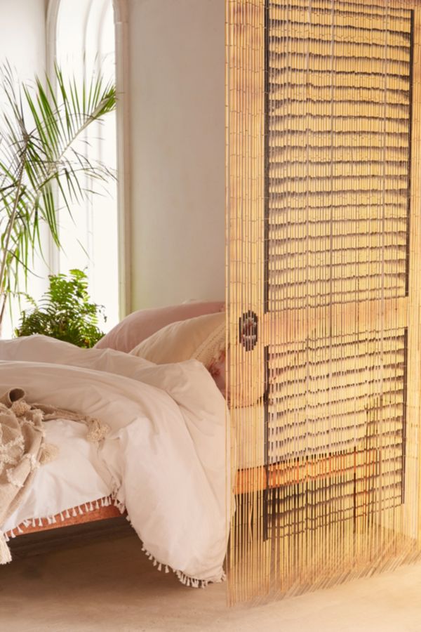 Door Bamboo Beaded Curtain Urban Outfitters