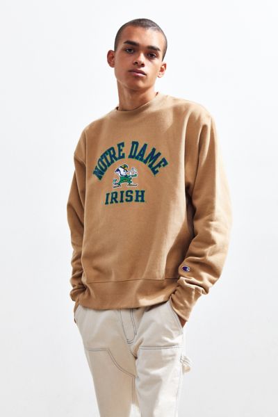 notre dame crewneck sweatshirt mens