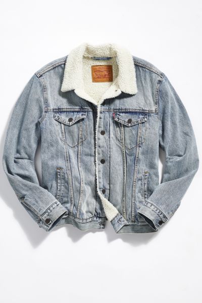 levis sherpa jacket urban outfitters