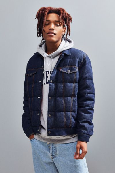 levi's down puffer parka coat