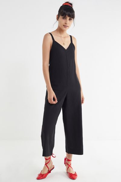 urban outfitters black jumpsuit