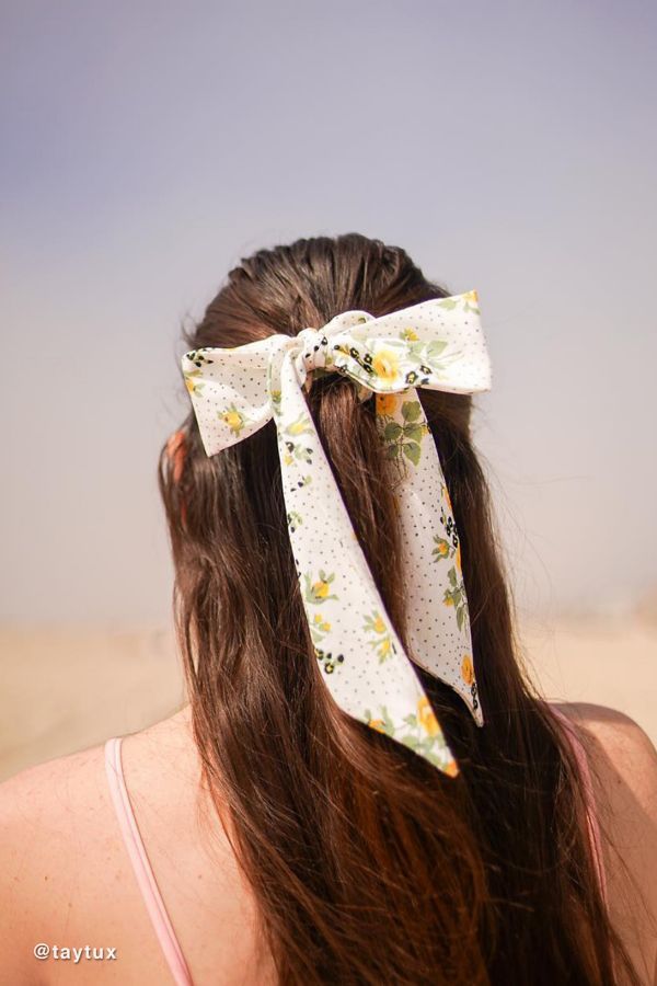 Laura Ashley Uo Exclusive Bow Scrunchie Urban Outfitters