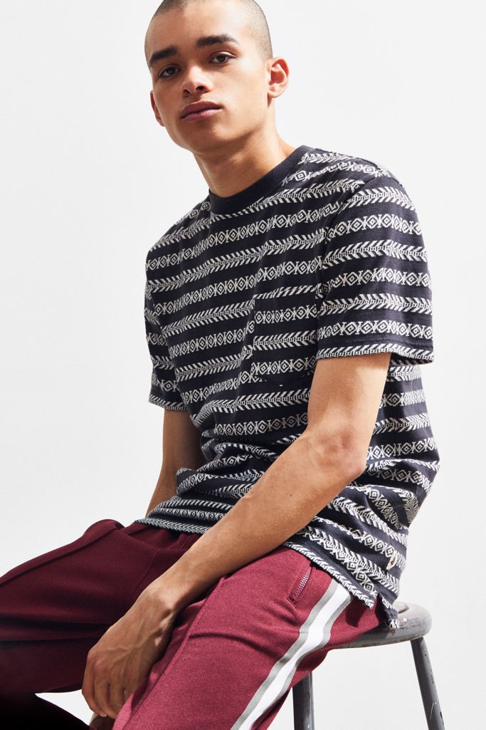 Insight Jacquard Stripe Pocket Tee | Urban Outfitters