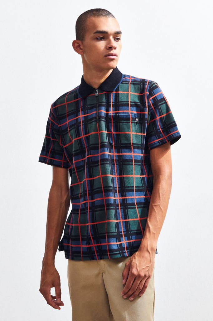 Stussy Lion Zip Polo Shirt | Urban Outfitters
