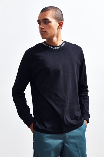 stussy owen long sleeve crew sweatshirt