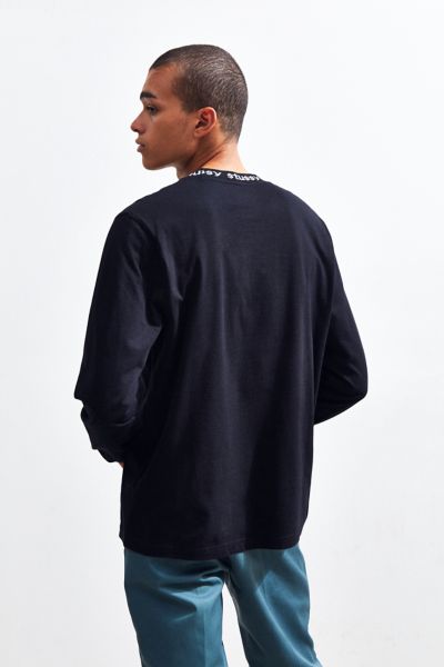 stussy owen long sleeve crew sweatshirt