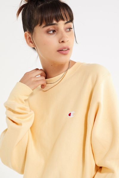 champion cream crewneck