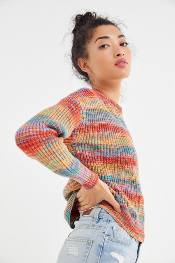 UO Andi Fitted Crew Neck Sweater | Urban Outfitters