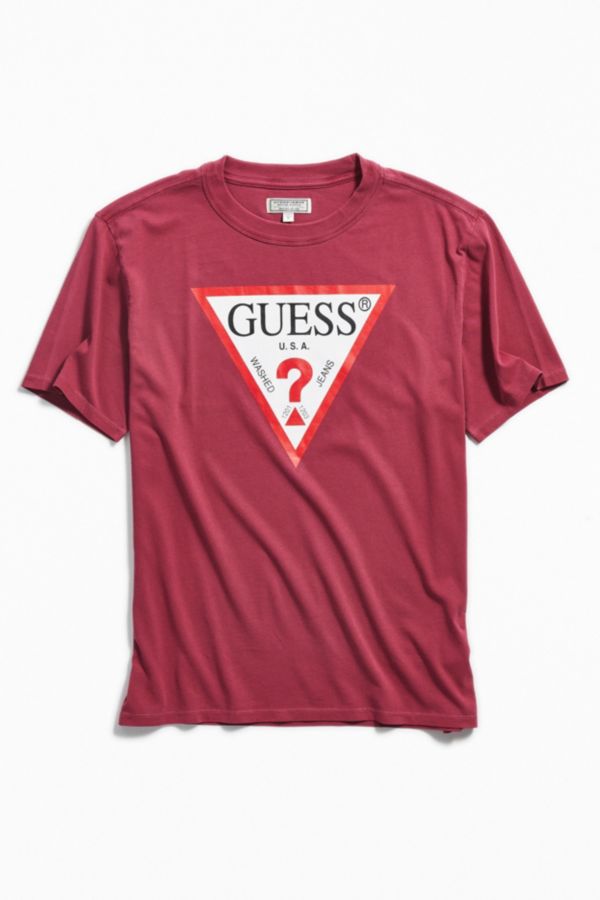 GUESS Oversized Logo Crew-Neck Tee | Urban Outfitters