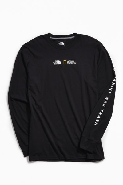 north face national geographic long sleeve