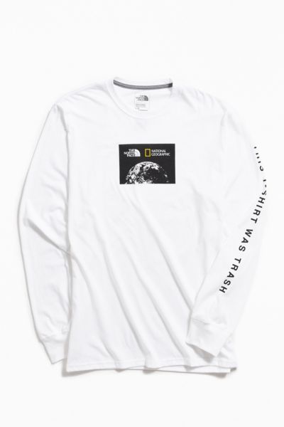 north face national geographic long sleeve