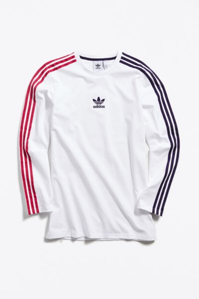 adidas 3-Stripes Long Sleeve Tee | Urban Outfitters