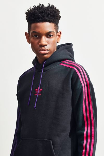 adidas side stripe hoodie