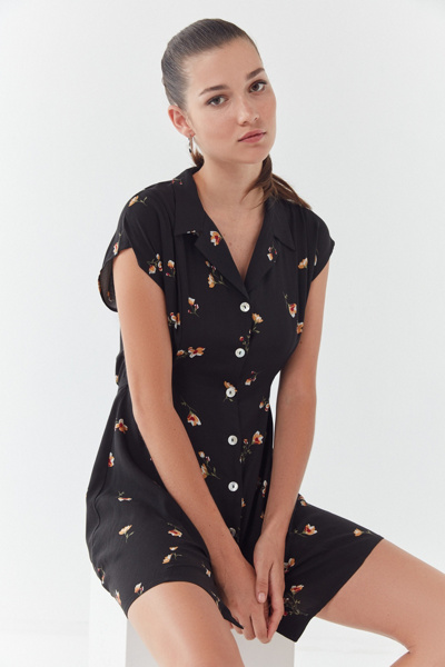 floral dress button up