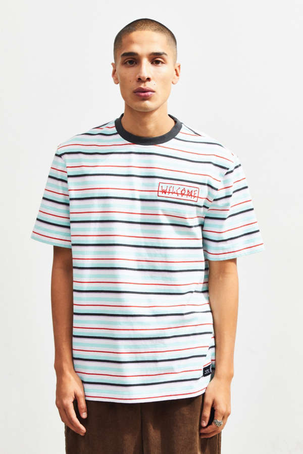 Welcome Surf Stripe Tee | Urban Outfitters