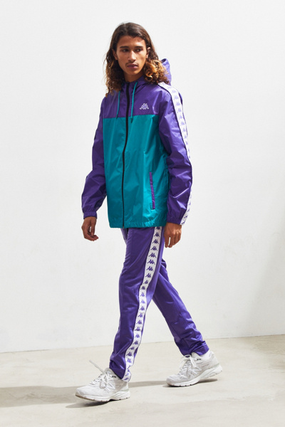 purple kappa windbreaker