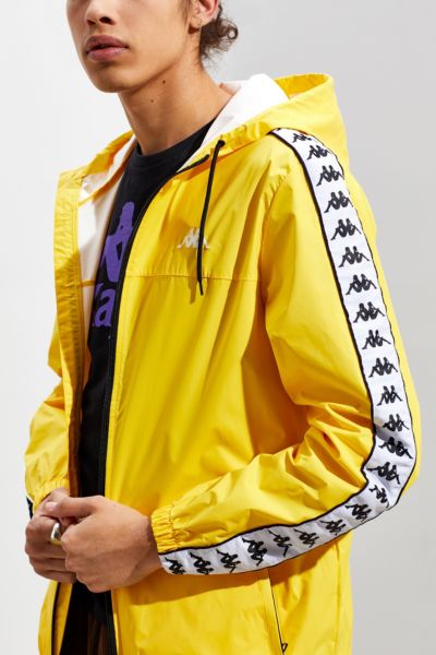 kappa yellow windbreaker