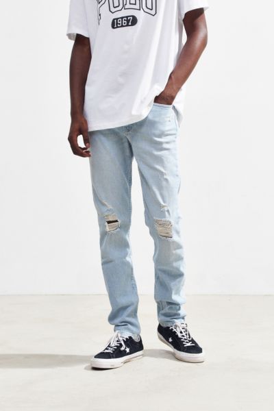 light skinny jeans