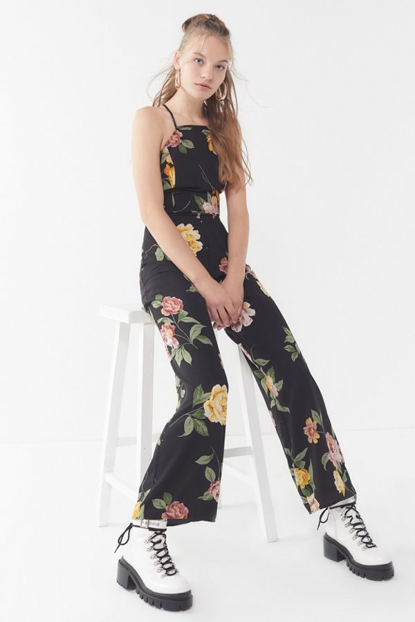 Combinaison/playsuit Imprimée Urban Outfitters - Taille S (8-10) - Bretelles Fines - Occasion Très Bon état