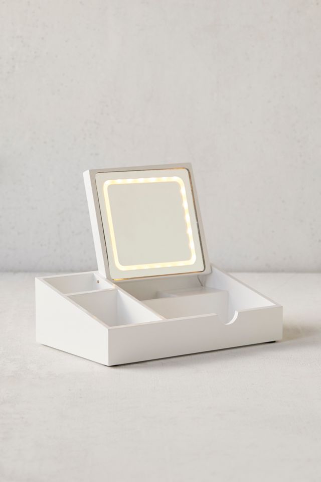 Light-Up Mirror + Storage Tray | Urban Outfitters