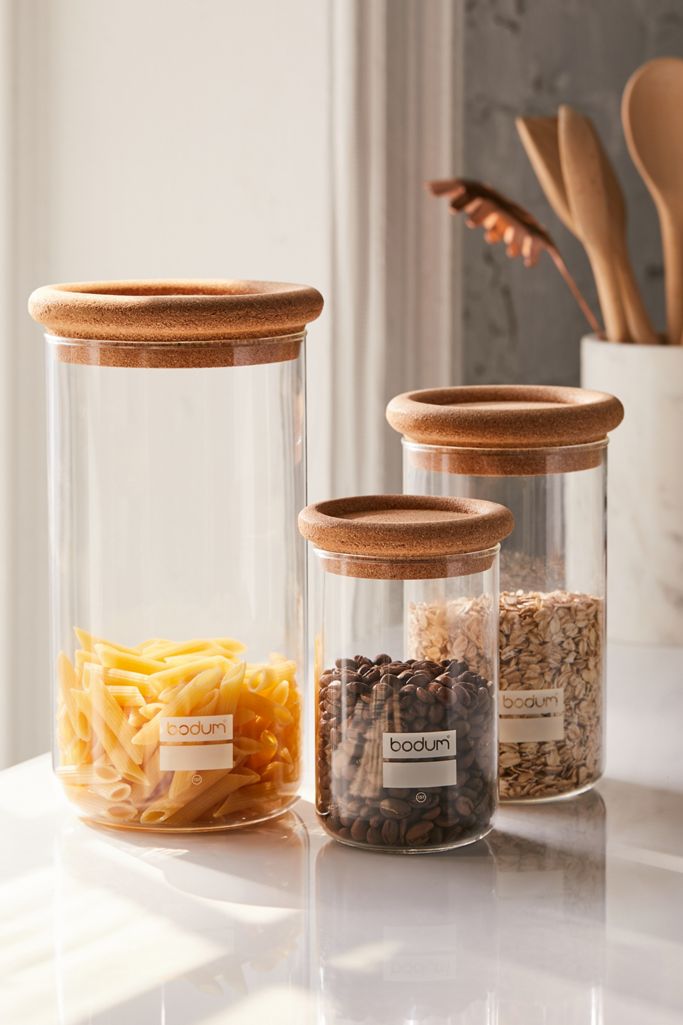 BODUM Glass + Cork Storage Jar Urban Outfitters