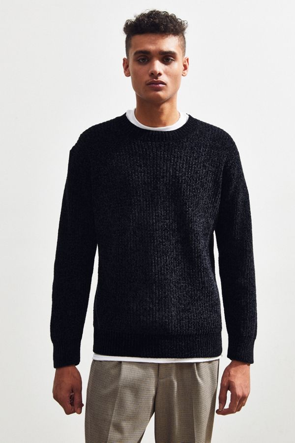 UO Solid Chenille Sweater | Urban Outfitters