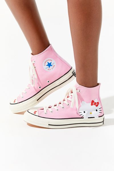 hello kitty converse pink high tops