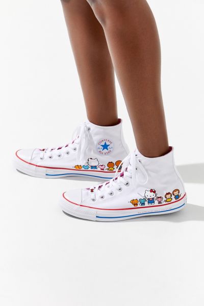 converse hello kitty white