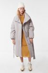 UO Belted Puffer Trench Coat #1