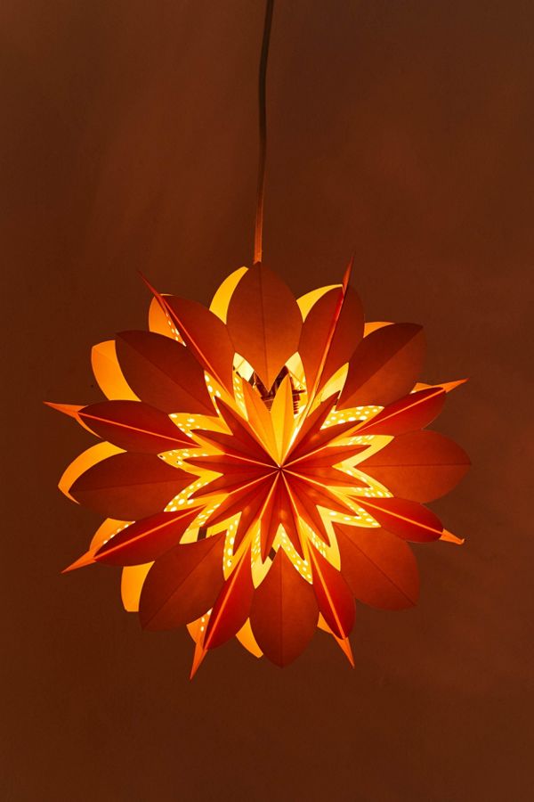 Circle Cutout Star Paper Lantern Urban Outfitters